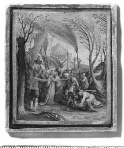 Scener ur Kristi liv (Kristus förrådes) (Friedrich Brentel) - Nationalmuseum - 25201