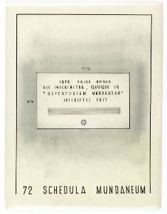 Schedula Mundaneum