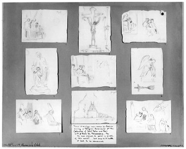 Scenes in a cathedral G108A-I