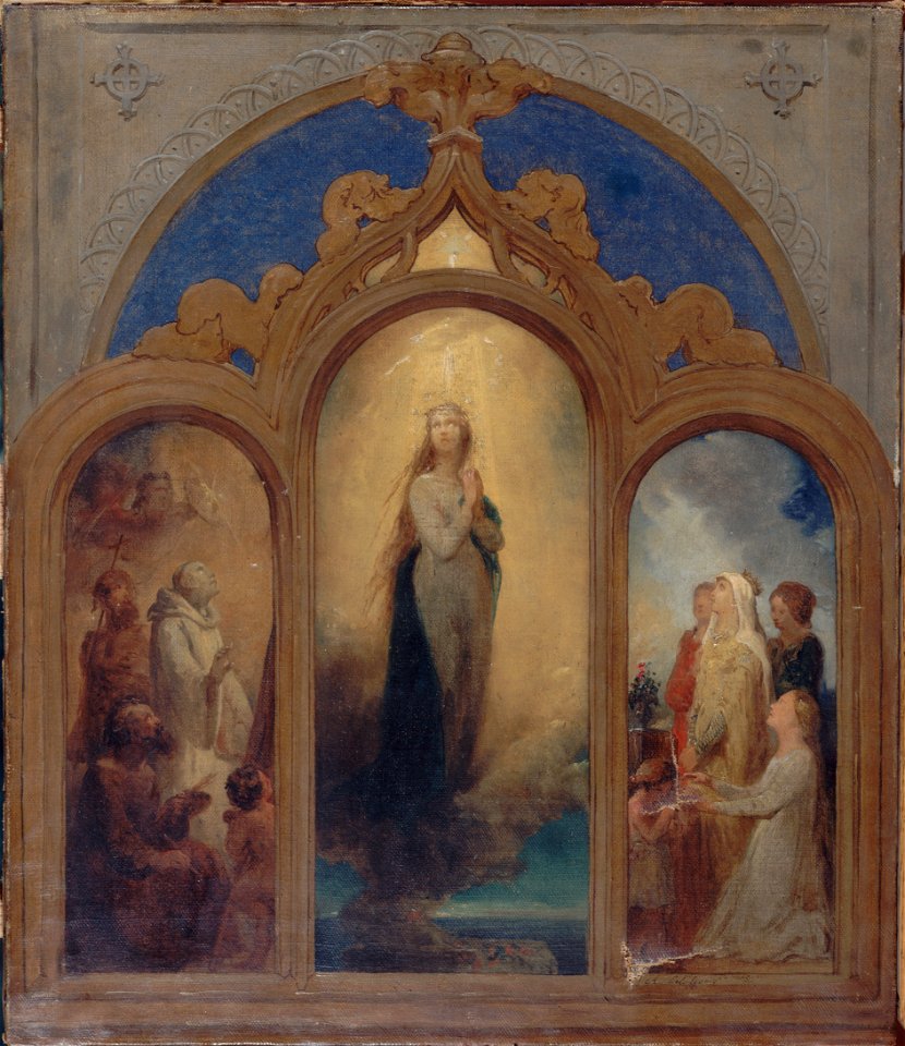 Scheffer, Ary - Projet pour un triptyque - 93.2 - Musée de la Vie romantique