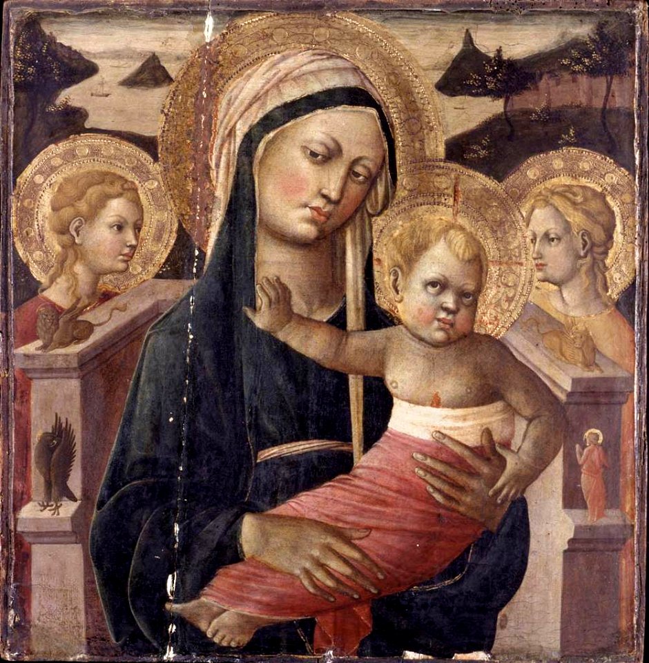 Scheggia, madonna col bambino, collezione privata