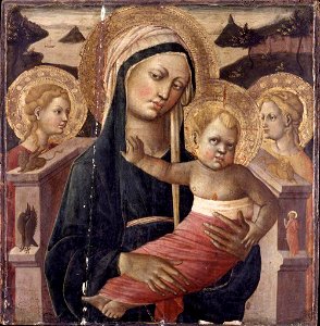 Scheggia, madonna col bambino, collezione privata