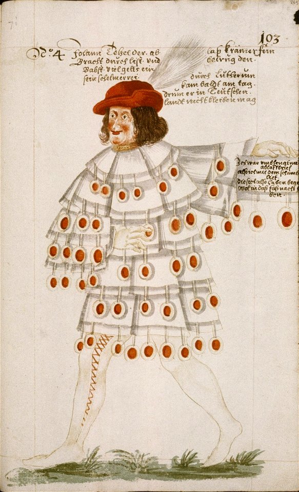 Schembartbuch Oxford MS Douce 346 fol 265r