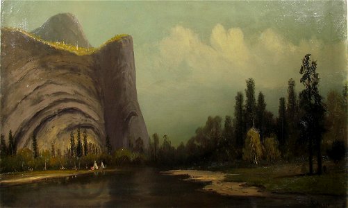 Frederick Ferdinand Schafer - North Dome and Royal Arches, Yosemite Valley