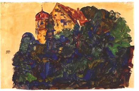 Schiele - Deuring Schlößchen - 1912