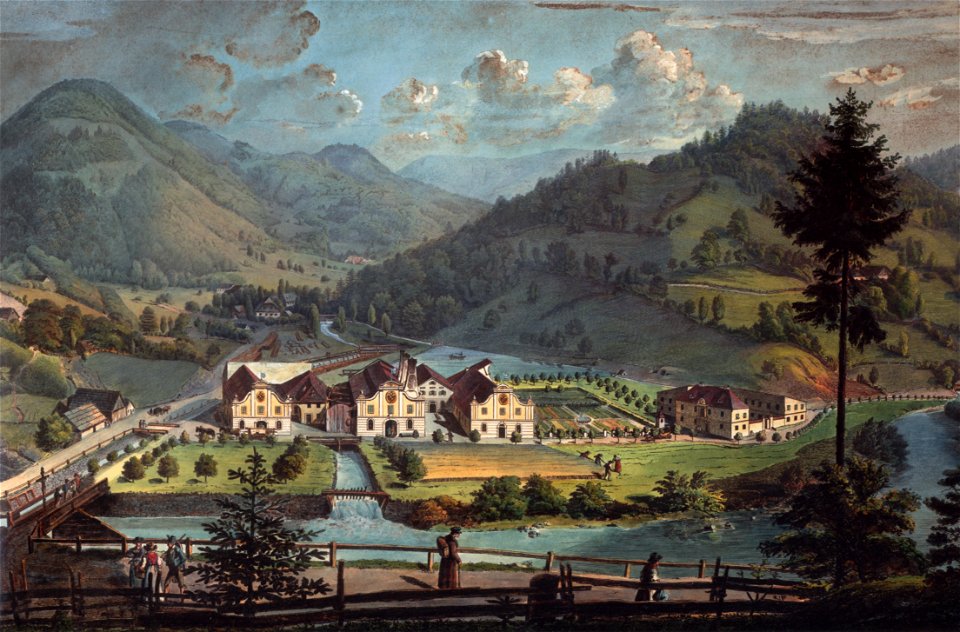 Scheibbs Toepperfabrik 1827 by Franz Barbarini