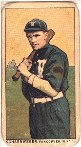 Scharnweber, Vancouver Team, baseball card portrait LCCN2008676983