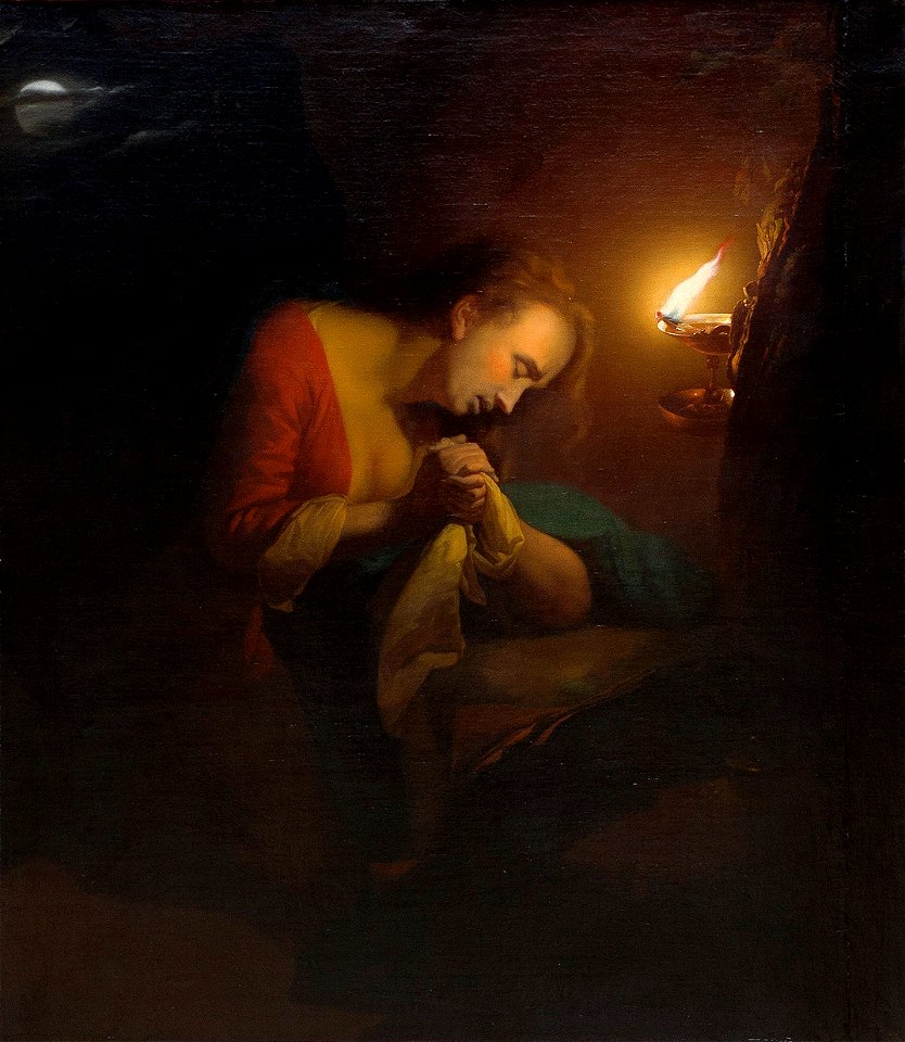 SCHALCKEN Godfried 1690c Sainte Madeleine en prière