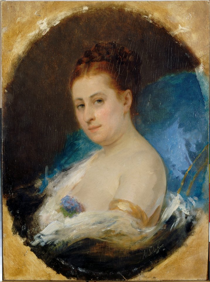 Scheffer, Ary-Arnold - Portrait d'Adélaïde Ristori - D 89.233 - Musée de la Vie romantique