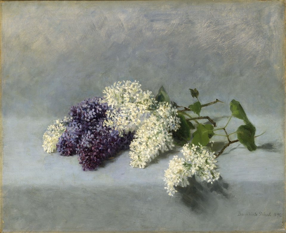 Benedicte Scheel - Still life with lilacs - NMK.2020.0087 - National Museum of Art, Architecture and Design