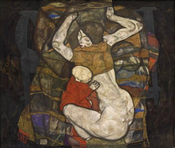 Schiele - Junge Mutter, 1914