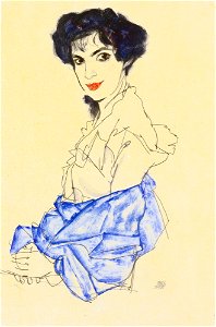 Schiele - Bildnis Elisabeth Lederer - 1913