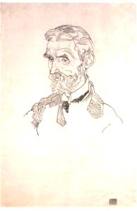 Schiele - Der Schwiegervater Johann Hahms -1915