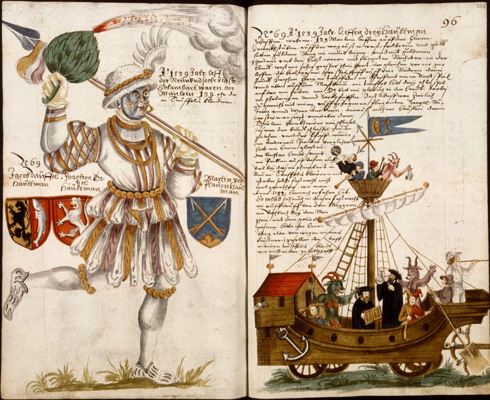Schembartbuch 257v-258r