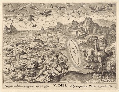 Schepping van de vogels en de zeedieren