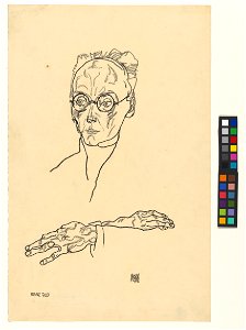 Schiele - Franz Blei, 102007, 1918