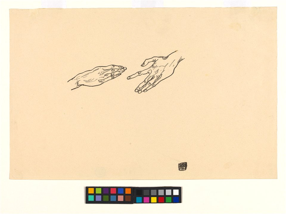 Schiele - Die Hände von Franz Blei, 102008, 1917