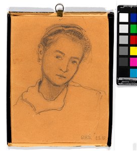 Schiele - Gerti Schiele mit zwölf Jahren, 304938, 1907