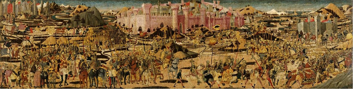 Lo Scheggia, Reduction of Alba Longa by Tullus Hostilius, Circa 1430 - 35, Sotheby's