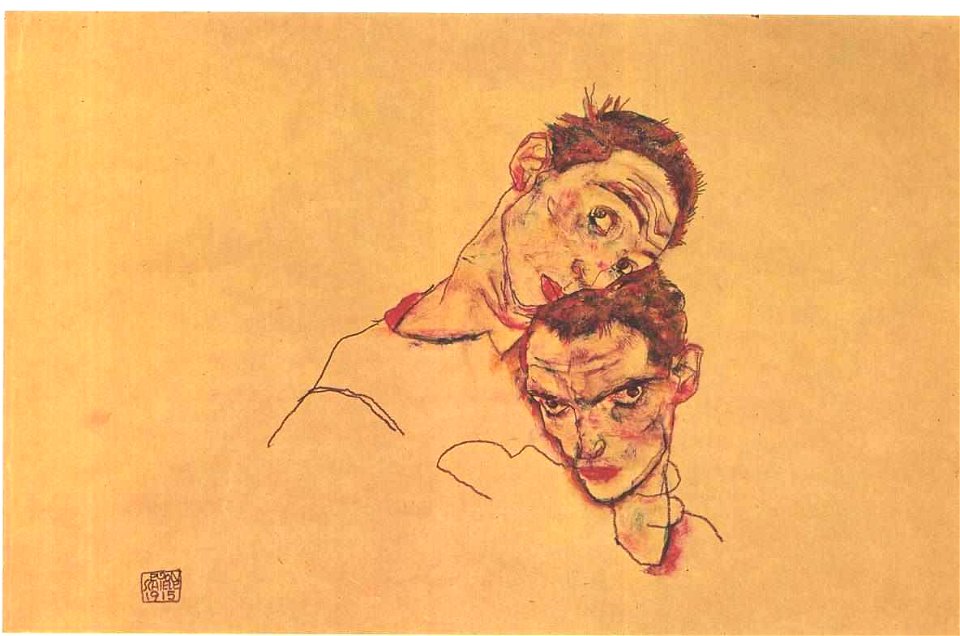 Schiele - Doppelselbstbildnis - 1915