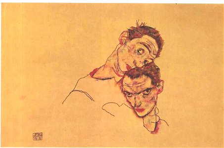 Schiele - Doppelselbstbildnis - 1915