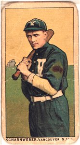 Scharnweber, Vancouver Team, baseball card portrait LCCN2008676983