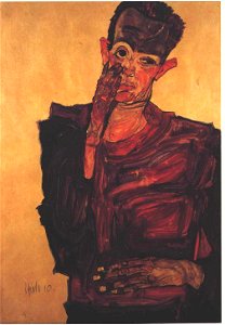 Schiele - Selbstbildnis -1910