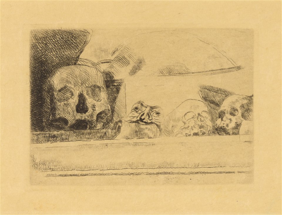Schedels en maskers, James Ensor, Mu.ZEE Oostende, SM001377