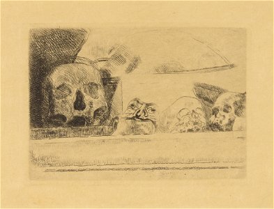 Schedels en maskers, James Ensor, Mu.ZEE Oostende, SM001377