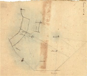 Schetskaart van het westelijk gedeelte van het Westerkwartier omgeving Opende