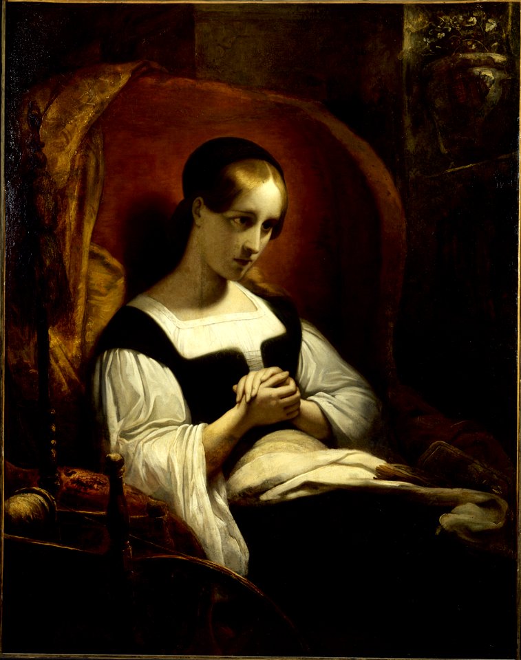 Scheffer, Ary - Marguerite au rouet - 2003.5 - Musée de la Vie romantique
