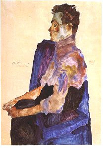 Schiele - Bildnis Anton Peschka - 1911