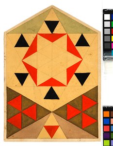 Schiele - Geometrische Studie (Schülerarbeit), 304973, 1903