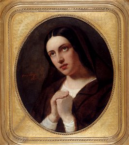 Scheffer, Henry - Jeune femme en prière - 89.9 - Musée de la Vie romantique