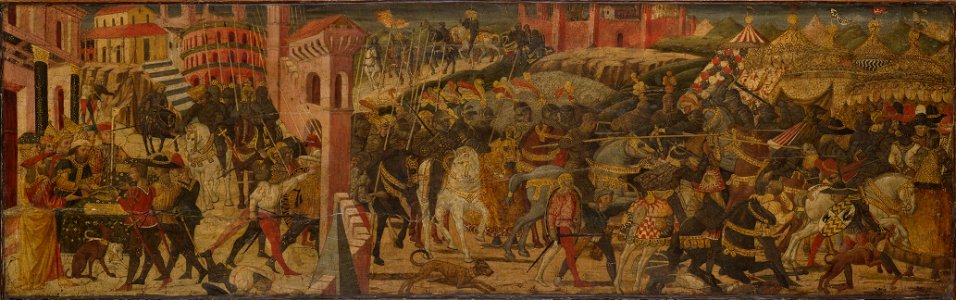 Giovanni di Ser Giovanni Guidi (lo Scheggia) - Brenno getta la spada sulla bilancia