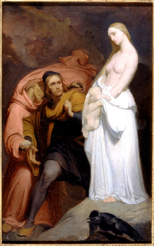 Scheffer, Ary - Marguerite tenant son enfant mort - 92.2 - Musée de la Vie romantique