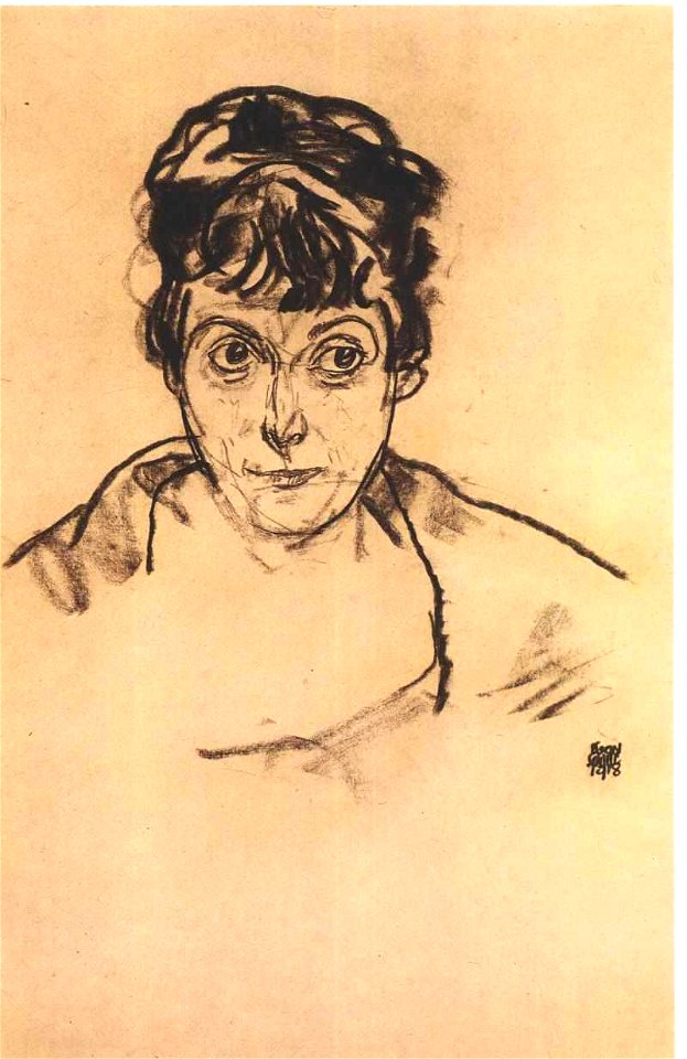 Schiele - Bildnis einer Dame - 1918