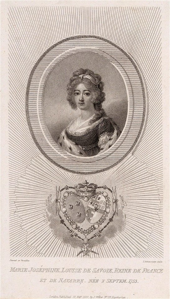 Schiavonetti - Marie Joséphine of Savoy