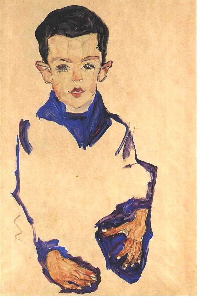 Schiele - Knabenbildnis Herbert Rainer