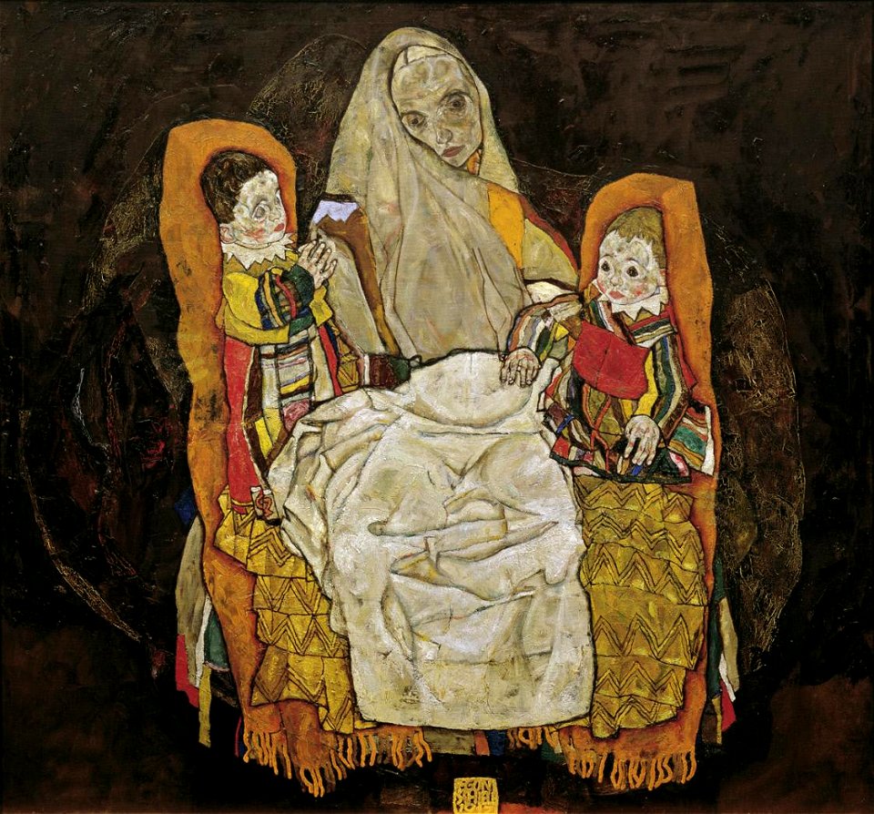 Egon Schiele - Mutter mit zwei Kindern III (Belvedere)