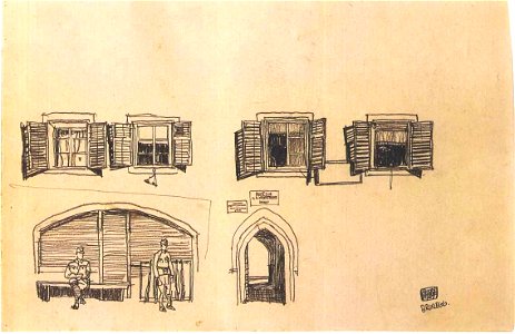 Schiele - Filiale Brixlegg der k u k Konsumanstalt - 1917