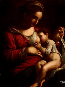 Schidone - Virgin Mary Nursing - MNK XII-A-367 - National Museum Kraków