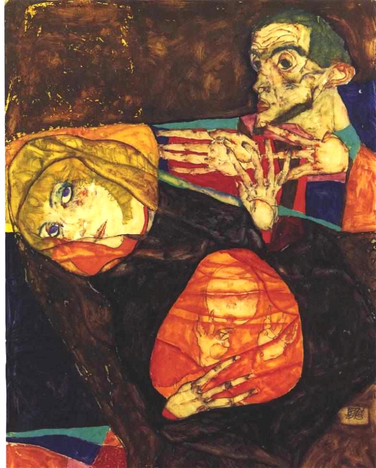 Schiele - Heilige Familie - 1914