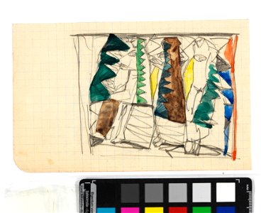 Schiele - Skizzen Drei Männer, 304996, um 1915 fraglich