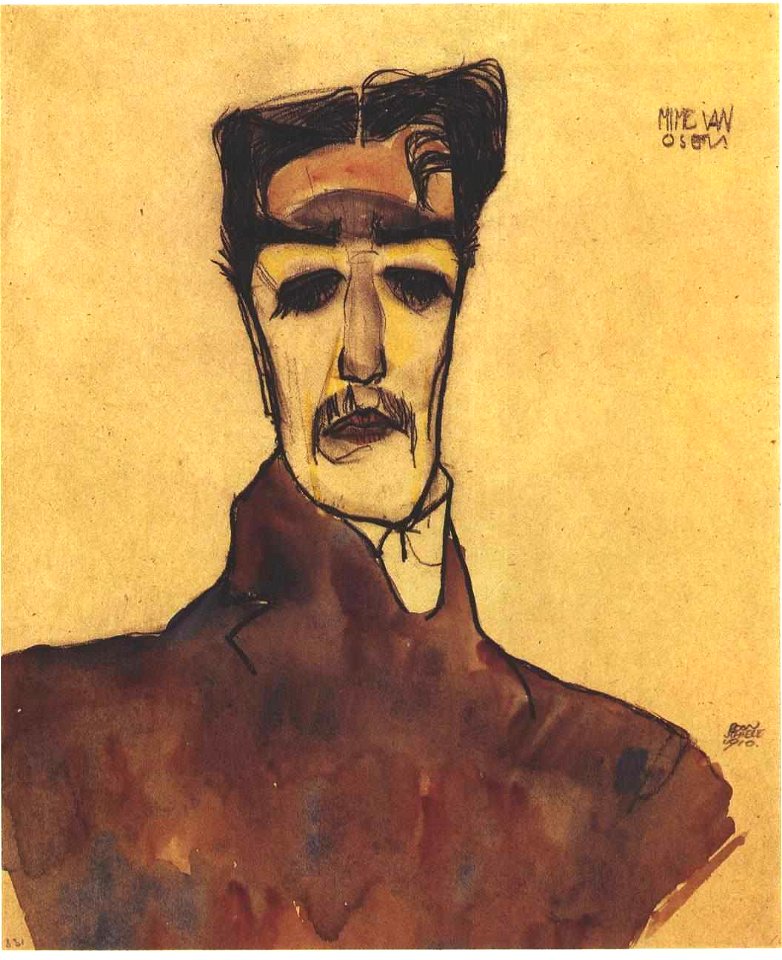 Schiele - Mime van Osen - 1910