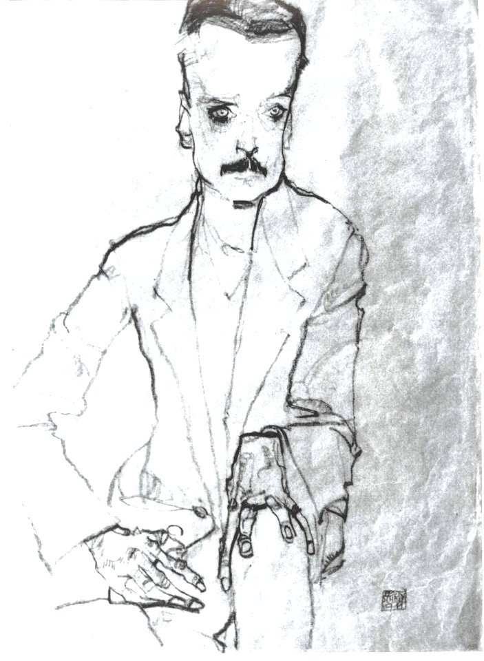 Schiele - Portrait Eduard Kosmack - 1911