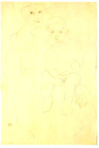 Schiele - Mutter mit Kind am Arm - 1912