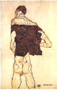 Schiele - Stehender Mann - 1913