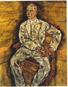 Schiele - Bildnis Victors Ritter von Bauer