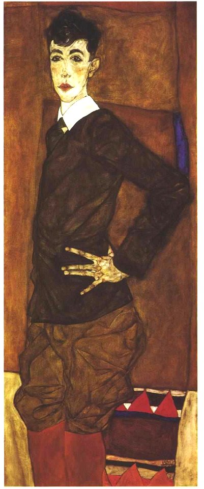 Schiele - Bildnis Erich Lederer